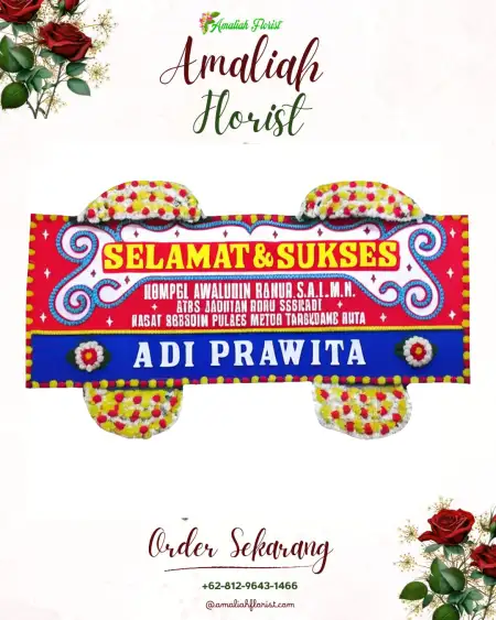 Papan Bunga Ucapan Selamat Medan Perjuangan